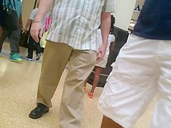 BBW thighs in mini skirt