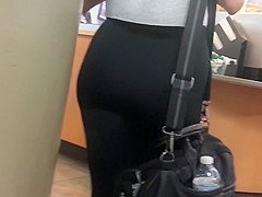 big spandex ass candid
