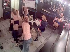Camera in strippers change room
