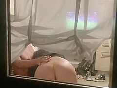 Caught Couple Sex Through Window Spying Neighbor