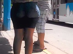 denim short far back