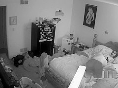 Hot Couple fucking in Bedroom HACKING CAM