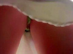 hot upskirt on bus, nice thong