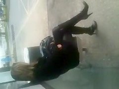 I came on her coat
