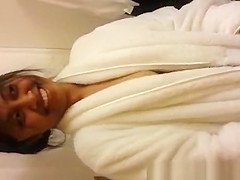 Indian girl shows her body