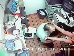 legal-age lady masturbates and dances for job interview