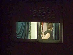 Neighbour in window nice tits