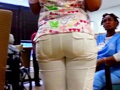 PHAT DAMN ASS IN SCRUBS!!!!