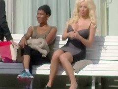 Real life doll with big balloon tits