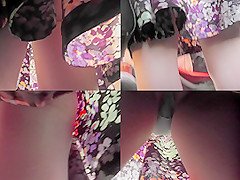 Real upskirts video shows an amazing skinny butt