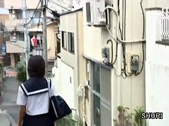 Sharking Shuri scene of wonderful Japanese being nicely intercepted