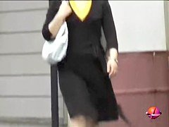 Sharking with no panties while going for a walk after work