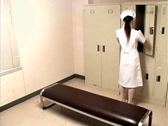 Skinny gal gets her twat filled in Japanese sex movie