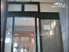 Slender legged Asian girl under the shower device dvd 03112