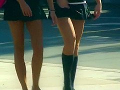 students 18+ in sexy short skirts
