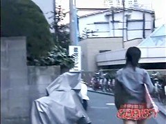 Sweet little chick getting followed during wicked sharking scene