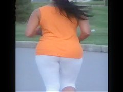 White Spandex Wedgie(Latina Ass Culo Booty)