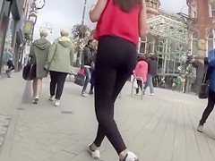 World class amateur ass in black spandex