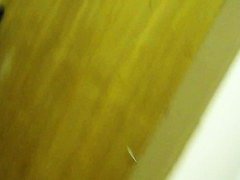 catches a blonde cutie undressing on his