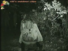 catches a cute blonde pissing outdoors