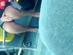 Mature Upskirt in the Bus